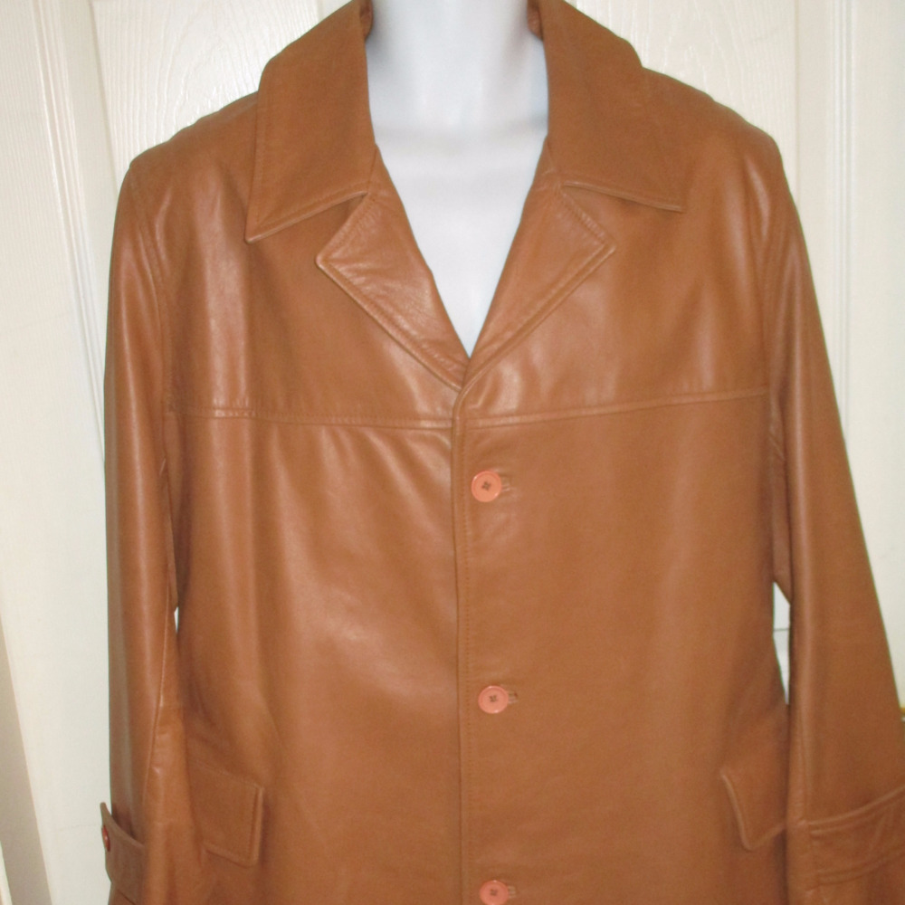 Men's Tan Leather Jacket